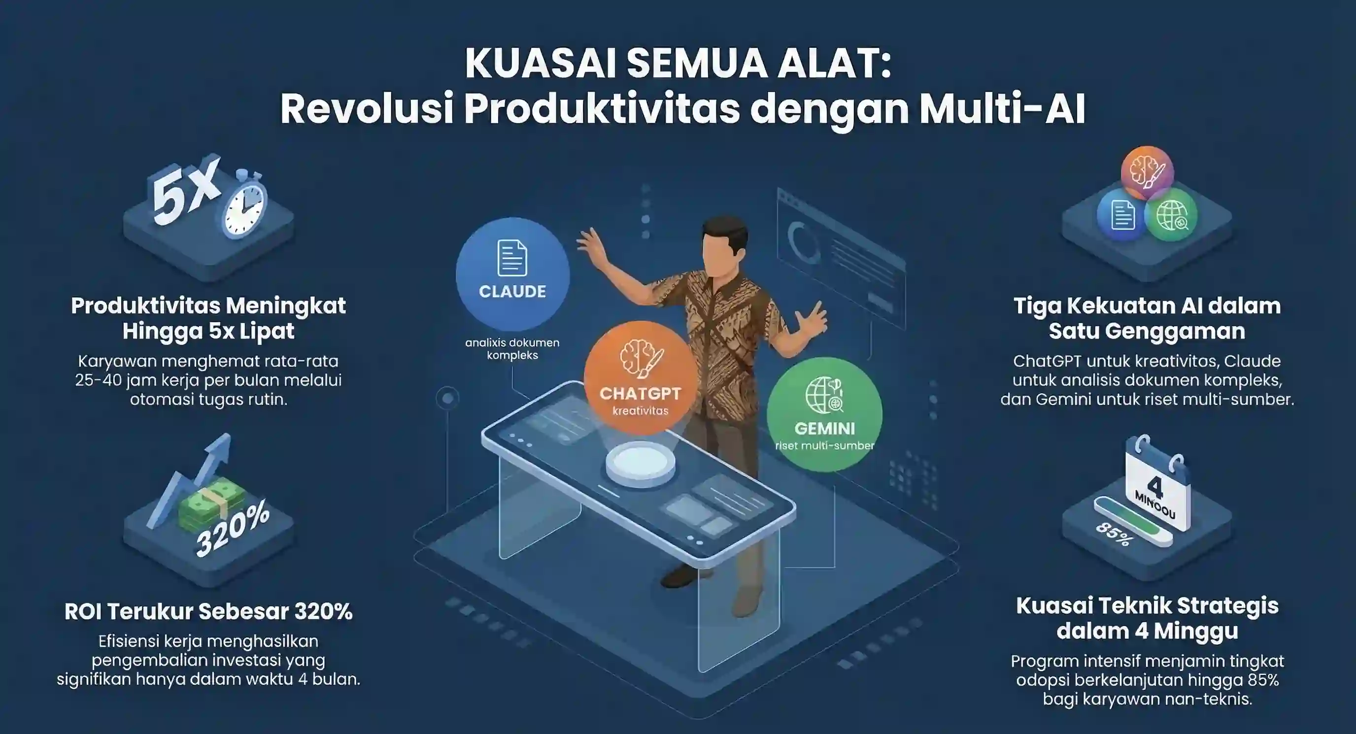 Workshop AI Generatif untuk Karyawan | Produktivitas 5x